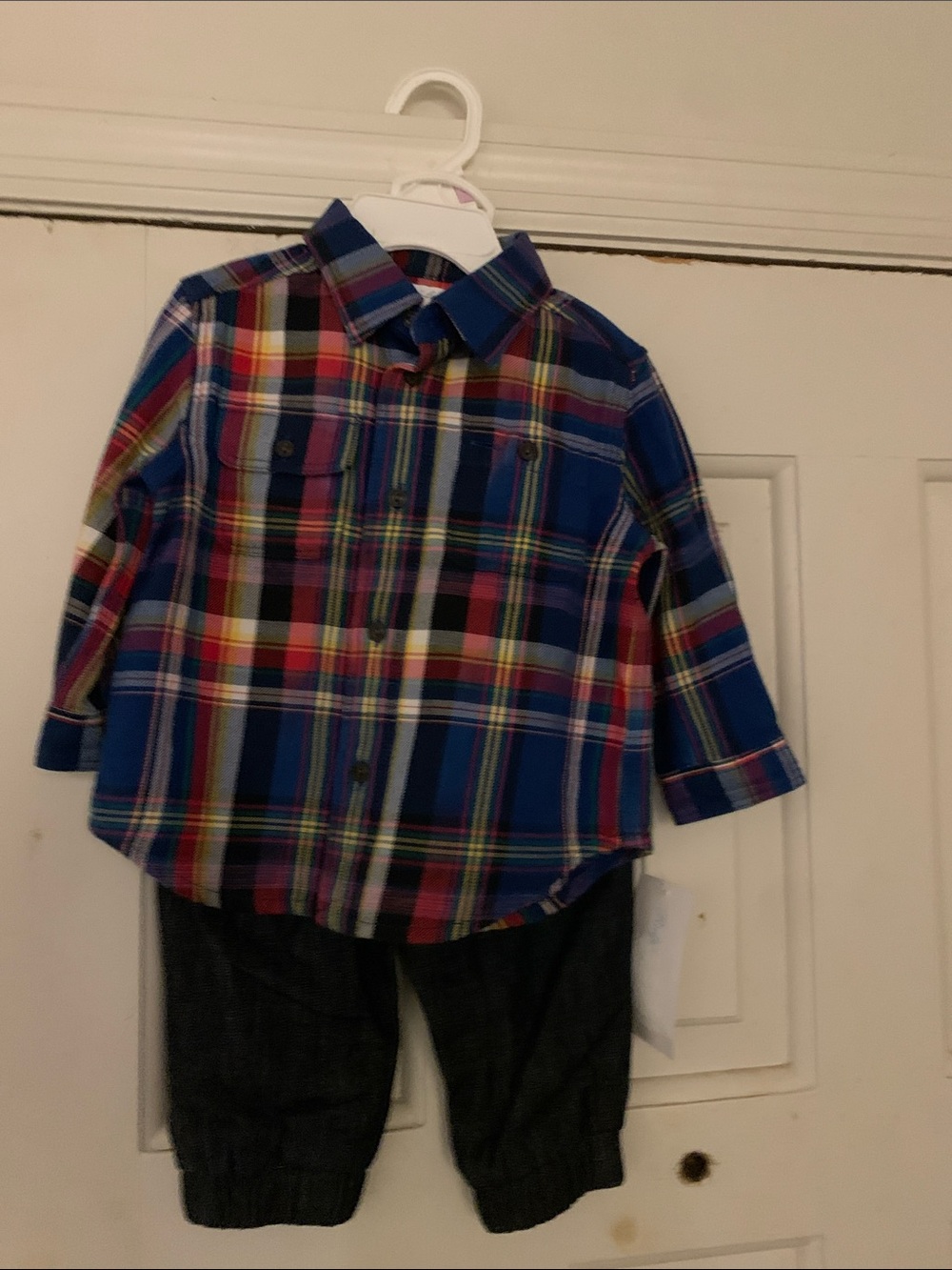 Polo by Ralph Lauren Blue Multicolor Plaid Button-Down Shirt
